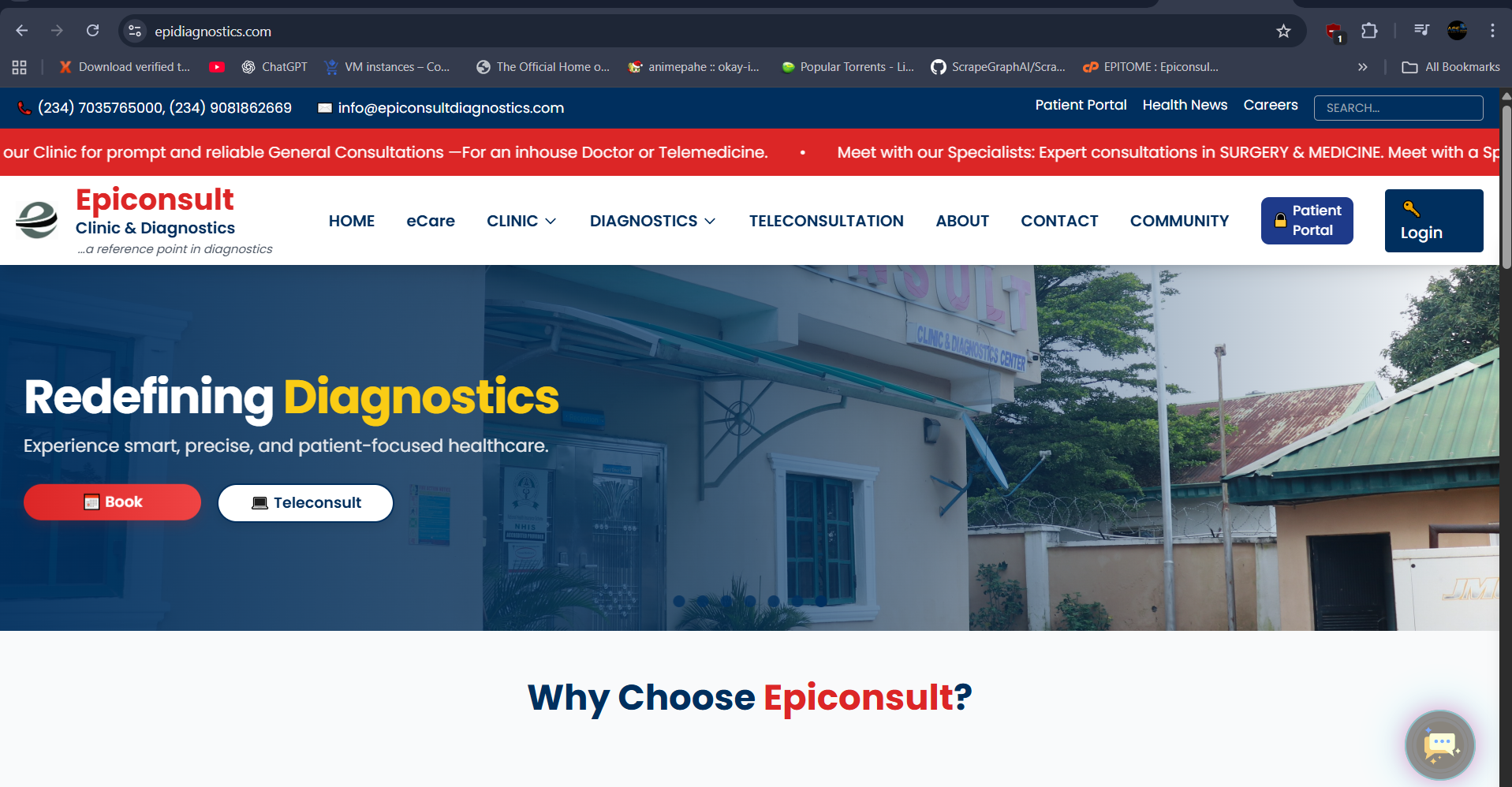 Epiconsult Website